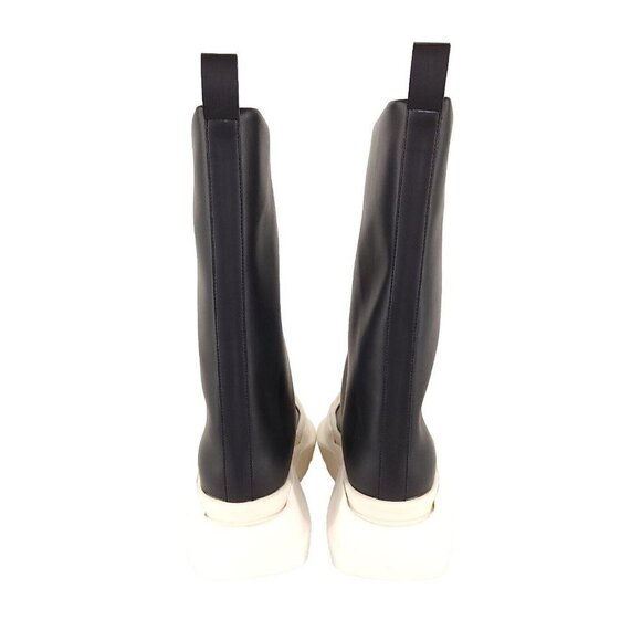 Rick Owens DRKSHDW Fogachine Sneak Boots 41 W11 M8 Black New - Picture 11 of 15